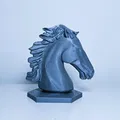 Mô hình đầu ngựa in 3D trang trí nghệ thuật - Thumbnail 2