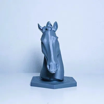Mô hình đầu ngựa in 3D trang trí nghệ thuật