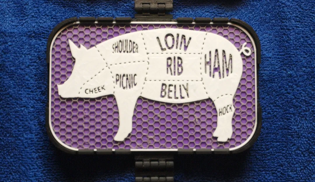 Bảng hiệu biểu đồ thịt heo (Pork Butcher Chart sign) - Image 1
