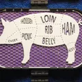 Bảng hiệu biểu đồ thịt heo (Pork Butcher Chart sign) - Thumbnail 1
