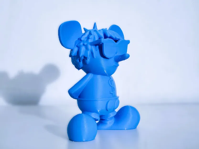 Mô hình tượng chuột nghệ thuật Keith Haring (Rich Rat) in 3D độc đáo - Image 2