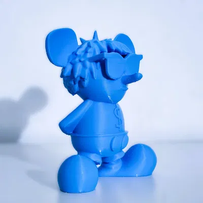 Mô hình tượng chuột nghệ thuật Keith Haring (Rich Rat) in 3D độc đáo