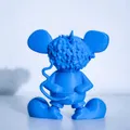 Mô hình tượng chuột nghệ thuật Keith Haring (Rich Rat) in 3D độc đáo - Thumbnail 3