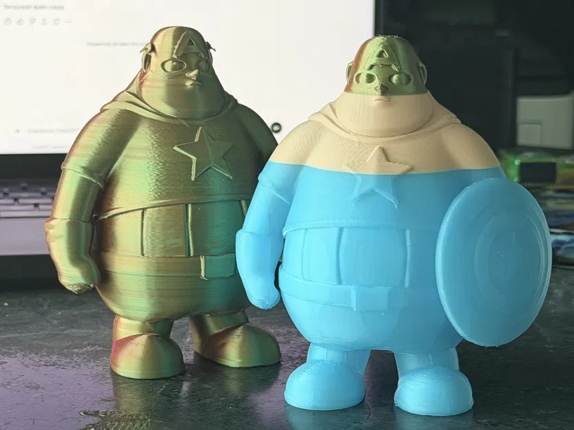 Mô hình Fatman America - Tượng siêu anh hùng phong cách độc đáo - Image 1