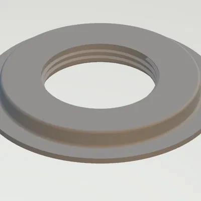 Vòng đệm 3D cho đui đèn E27 kết hợp bình KÄLLARHALS IKEA