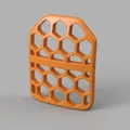 Mô hình tấm đệm Hexagon Sapi cho áo giáp (Dummy Plate) - Thumbnail 1