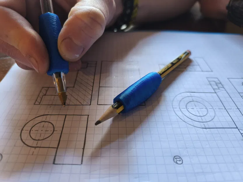 Đệm cầm bút (Ergonomic Pen & Pencil Grip) thiết kế công thái học - Image 1