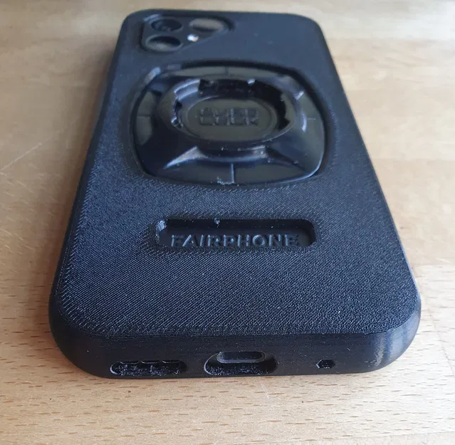 Ốp lưng Fairphone 5 kèm khe hở logo và đế Quadlock - Image 2