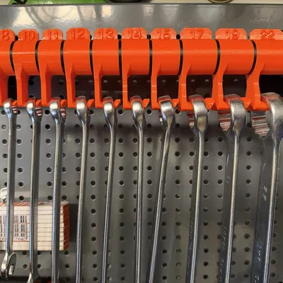 Giá treo cờ-lê thông minh cho bảng treo công cụ Biltema