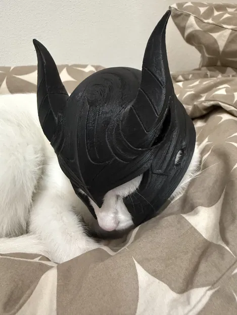 Helmet Cat - Mũ chiến binh mèo phong cách Fantasy độc đáo - Image 4