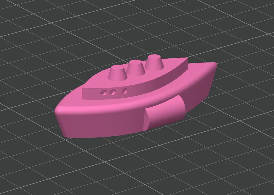 Mô hình tàu thủy mini 3D đồ chơi siêu nhẹ dễ in - Image 1