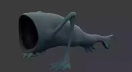 Mô hình 3D Sea Eater - Sinh vật biển huyền thoại độc đáo - Image 2