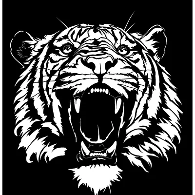 Mô hình 3D đầu hổ treo tường trang trí nghệ thuật độc đáo