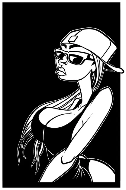 Mẫu tranh treo tường nghệ thuật phong cách cá tính Sexy - Image 1