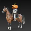 Mô hình 3D Kỵ sĩ không đầu Headless Horseman cưỡi ngựa ấn tượng - Thumbnail 2