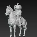 Mô hình 3D Kỵ sĩ không đầu Headless Horseman cưỡi ngựa ấn tượng - Thumbnail 3