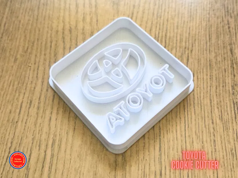 Khuôn cắt bánh quy logo Toyota - Phụ kiện làm bánh in 3D độc đáo - Image 1