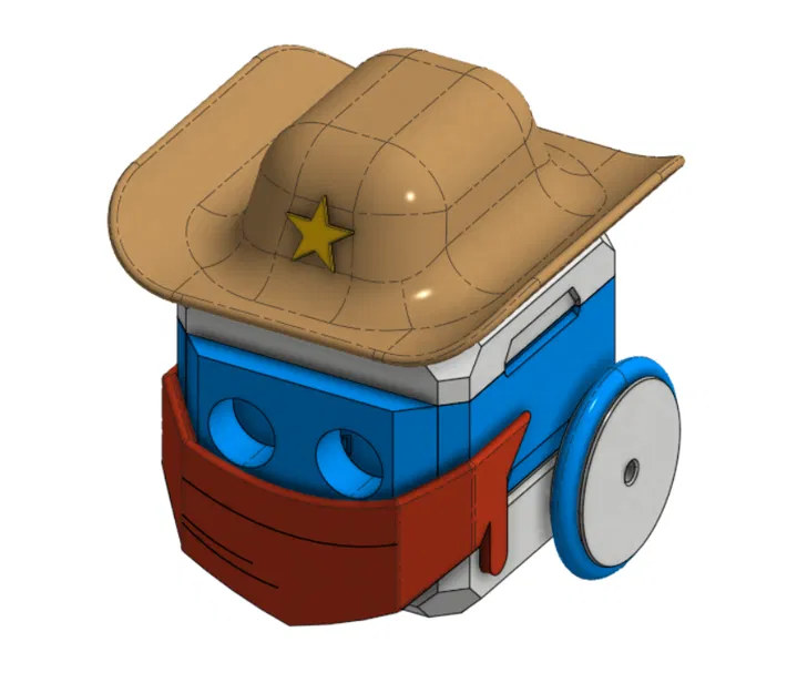 Bộ phụ kiện Cowboy Otto cho robot - In 3D tạo hình cực ngầu - Image 2
