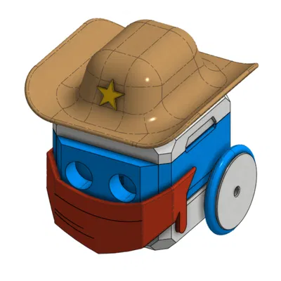Bộ phụ kiện Cowboy Otto cho robot - In 3D tạo hình cực ngầu