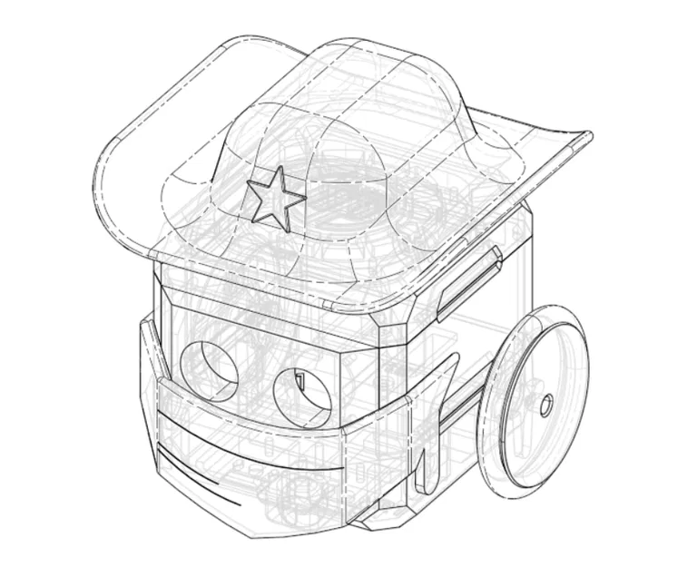 Bộ phụ kiện Cowboy Otto cho robot - In 3D tạo hình cực ngầu - Image 3