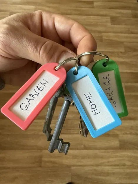 Móc khóa / Mặt dây chuyền có thẻ tên - Image 4