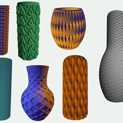 Các mẫu bình hoa với họa tiết độc đáo