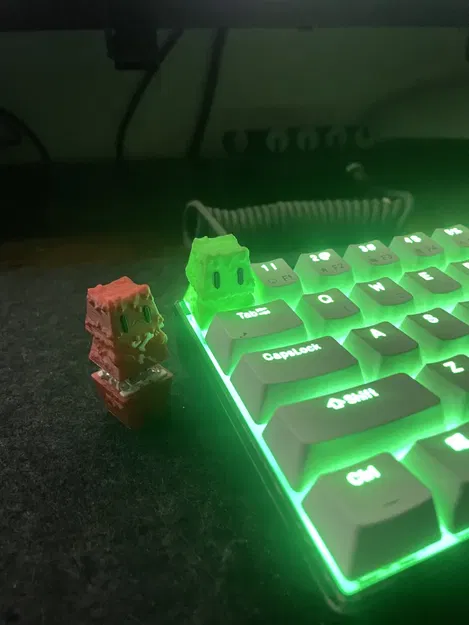 Slime Guy Keycap - Nút bàn phím cơ 3D độc đáo cho game thủ - Image 1