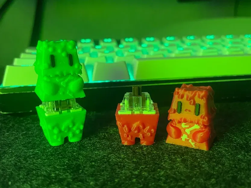 Slime Guy Keycap - Nút bàn phím cơ 3D độc đáo cho game thủ - Image 2