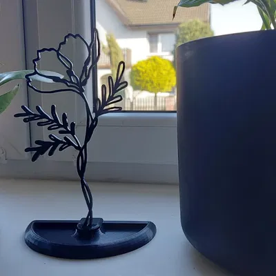 Giá treo trang sức hình bông hoa nghệ thuật One-line