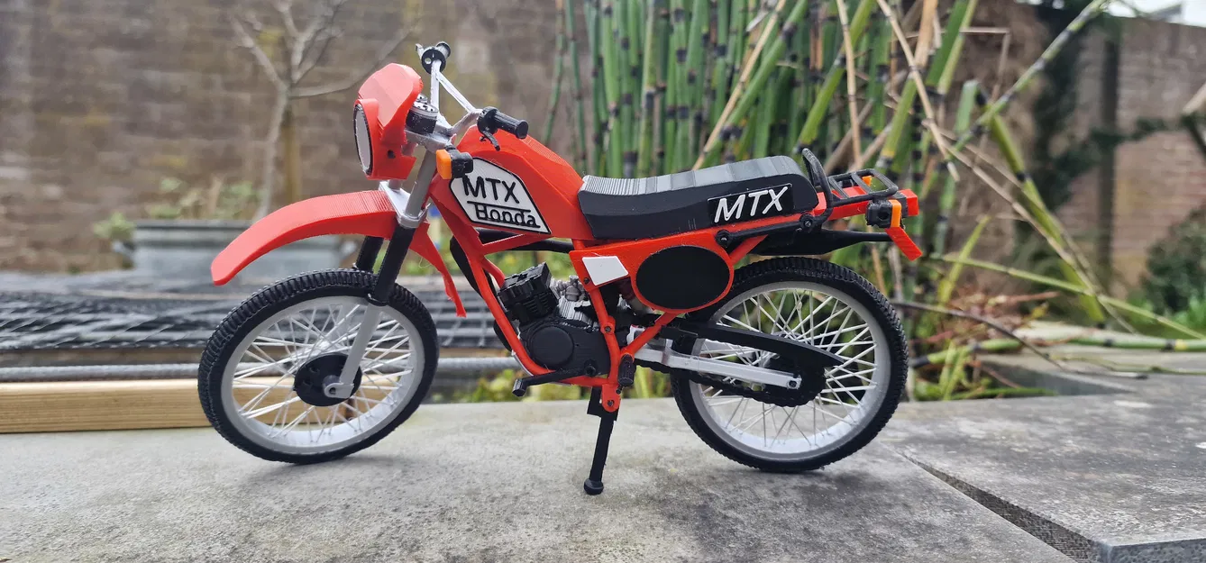 Mô hình xe Honda MTX50 1983 tỉ lệ 1:8 - Bản thiết kế in 3D - Image 1
