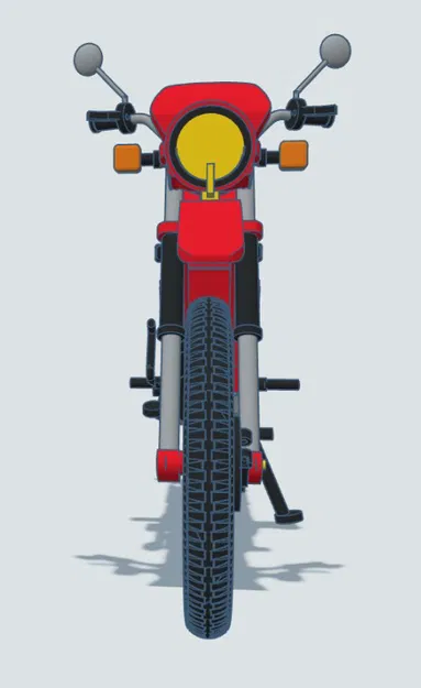 Mô hình xe Honda MTX50 1983 tỉ lệ 1:8 - Bản thiết kế in 3D - Image 4