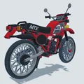 Mô hình xe Honda MTX50 1983 tỉ lệ 1:8 - Bản thiết kế in 3D - Thumbnail 6