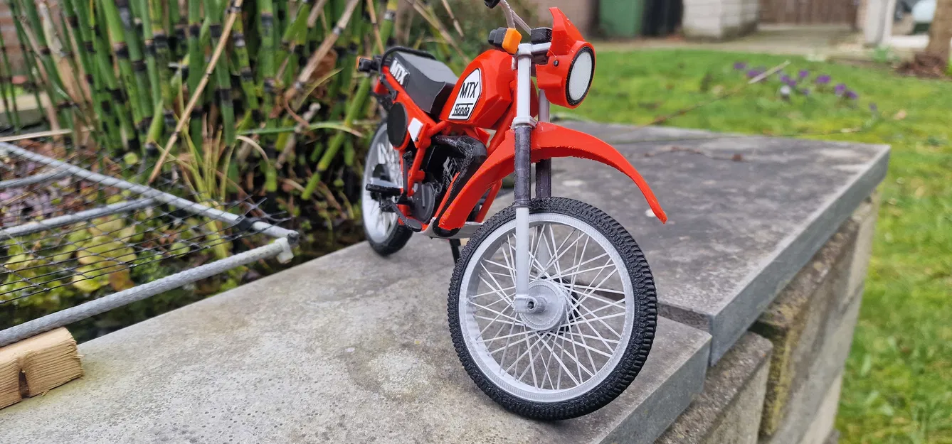 Mô hình xe Honda MTX50 1983 tỉ lệ 1:8 - Bản thiết kế in 3D - Image 7