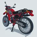 Mô hình xe Honda MTX50 1983 tỉ lệ 1:8 - Bản thiết kế in 3D - Thumbnail 8