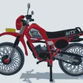 Mô hình xe Honda MTX50 1983 tỉ lệ 1:8 - Bản thiết kế in 3D - Thumbnail 11