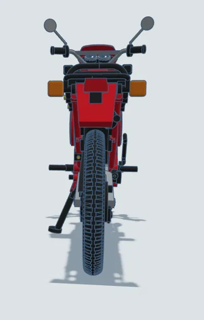 Mô hình xe Honda MTX50 1983 tỉ lệ 1:8 - Bản thiết kế in 3D - Image 16