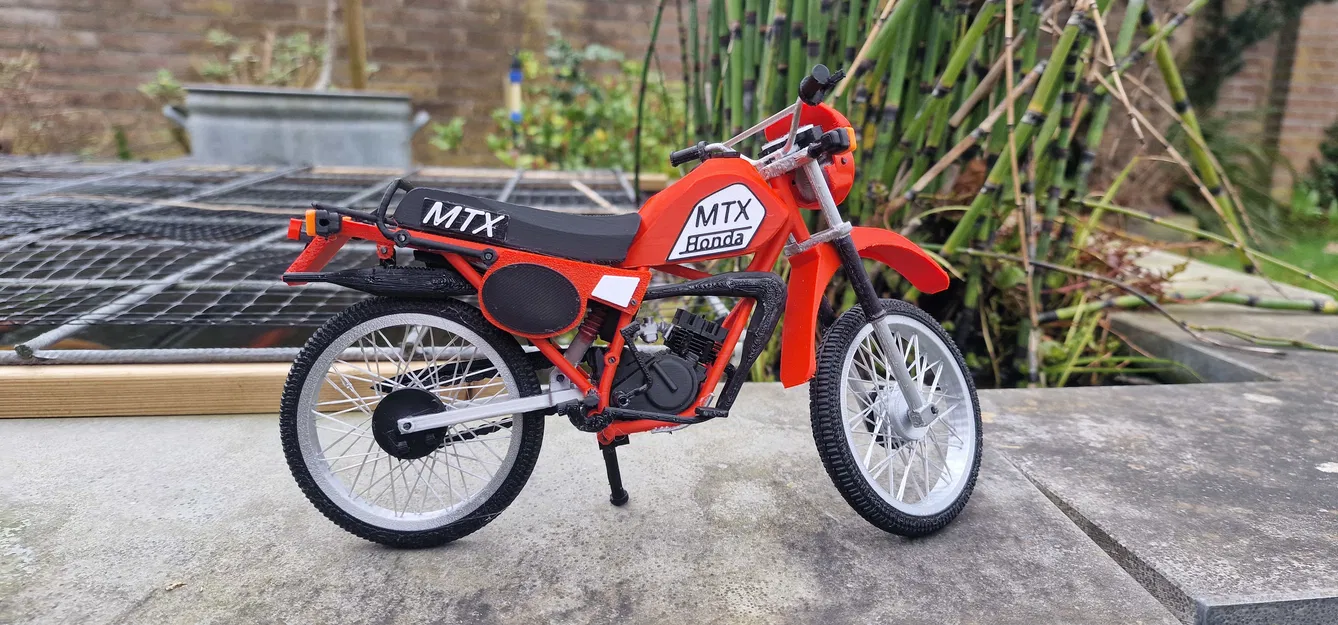 Mô hình xe Honda MTX50 1983 tỉ lệ 1:8 - Bản thiết kế in 3D - Image 20