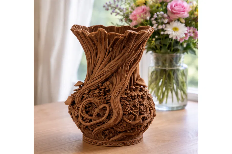 Bình Hoa Rễ Cây (Tree Root Vase) - Image 1