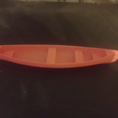 Mô hình thuyền chèo 3D (Rowing Boat) tỉ lệ 1:40 cực đẹp