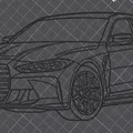 Mô hình trang trí tường BMW M3 G80 Competition 3D (Wall Art) - Thumbnail 2