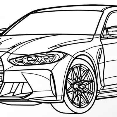 Mô hình trang trí tường BMW M3 G80 Competition 3D (Wall Art)