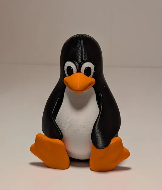 Tux đã được xử lý đáy phẳng, sẵn sàng cho in nhiều màu - Image 1