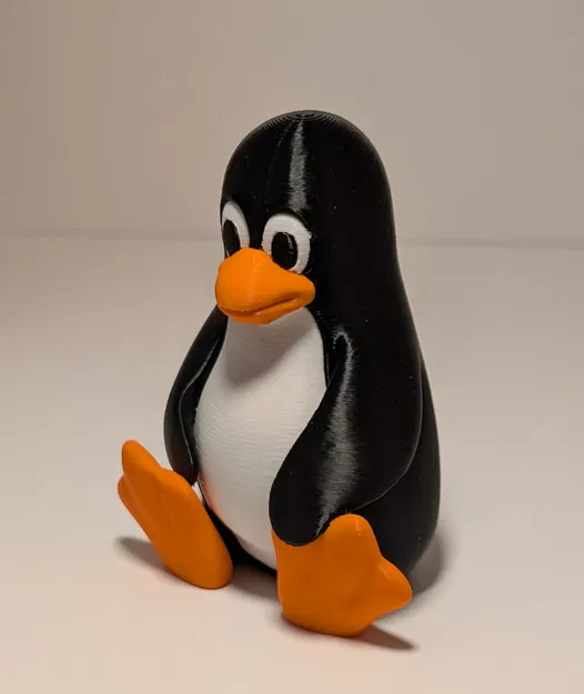 Tux đã được xử lý đáy phẳng, sẵn sàng cho in nhiều màu - Image 2