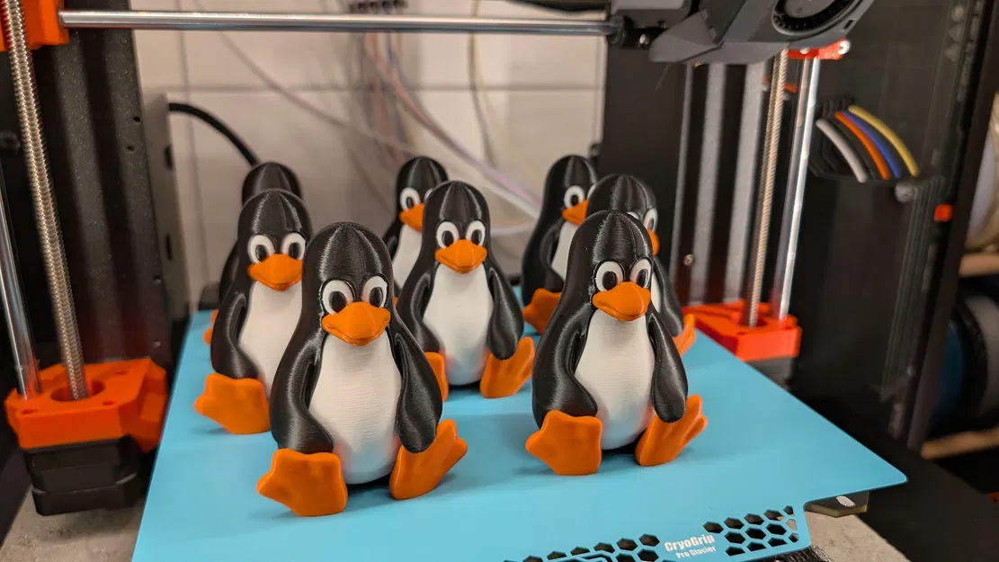 Tux đã được xử lý đáy phẳng, sẵn sàng cho in nhiều màu - Image 3