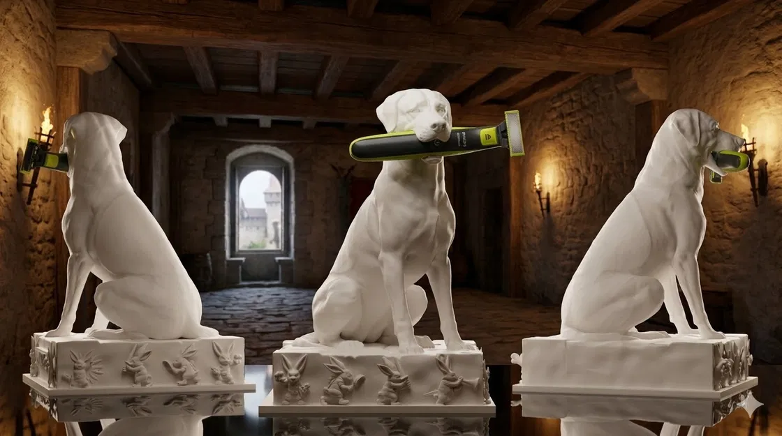 Mutt – Giá đỡ Philips OneBlade (Lấy cảm hứng từ Kingdom Come Deliverance) - Image 1