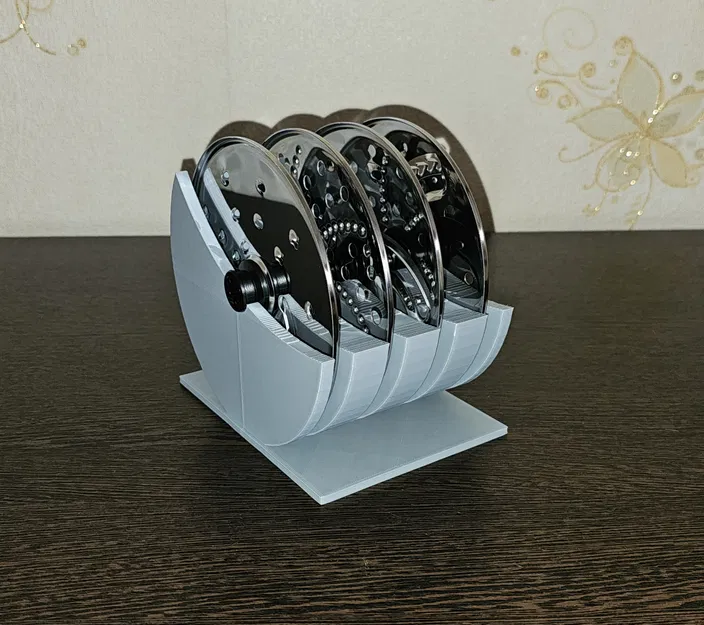 Kệ 3D để phụ kiện máy xay, dao cắt thực phẩm gọn gàng - Image 1