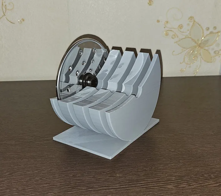 Kệ 3D để phụ kiện máy xay, dao cắt thực phẩm gọn gàng - Image 4