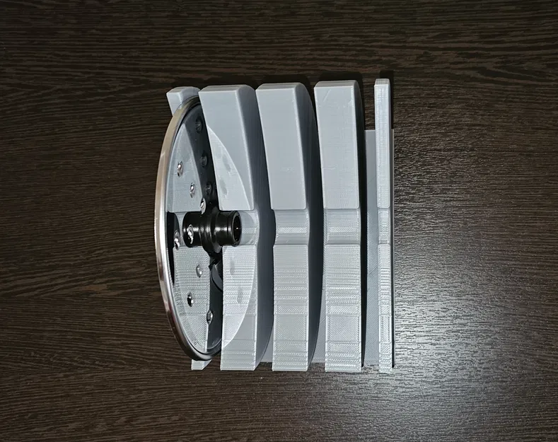 Kệ 3D để phụ kiện máy xay, dao cắt thực phẩm gọn gàng - Image 5