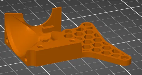 Nắp Extruder cho Dragon Hotend tương thích với Delta-P fan duct - Image 2