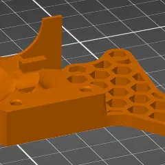 Nắp Extruder cho Dragon Hotend tương thích với Delta-P fan duct